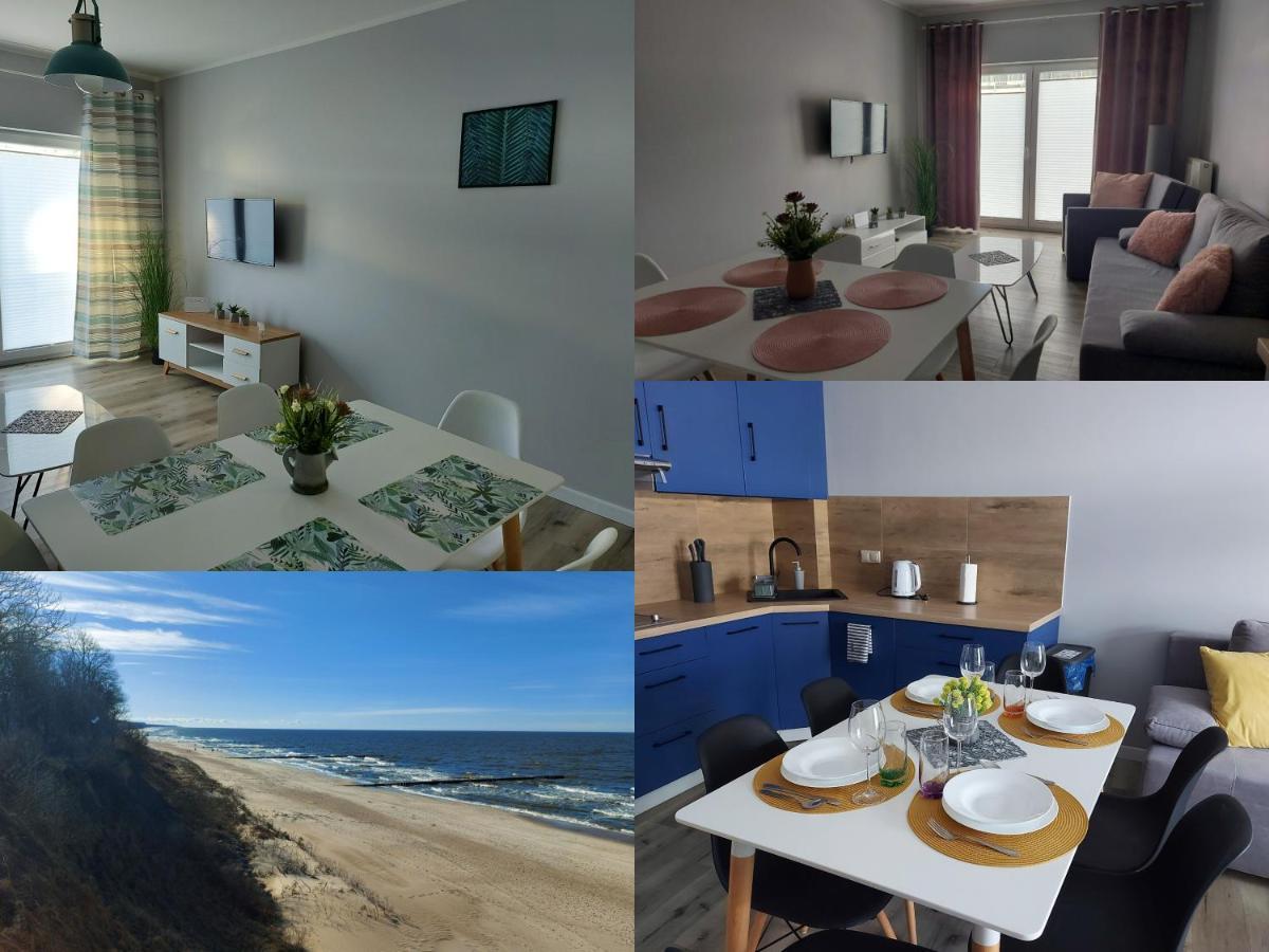 Apartamenty Z Tarasami "Mietowy Spokoj 15" "Romantyczna Szarosc 16" "Niebieska Elegancja 17" Maksymalnie Dla 6 Osob Pobierowo Extérieur photo