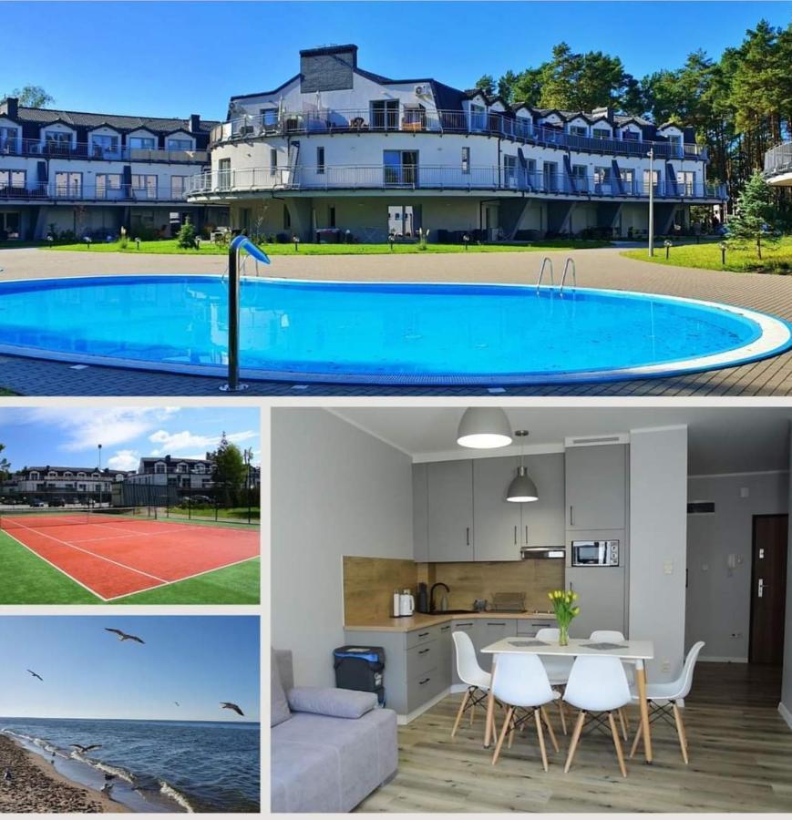 Apartamenty Z Tarasami "Mietowy Spokoj 15" "Romantyczna Szarosc 16" "Niebieska Elegancja 17" Maksymalnie Dla 6 Osob Pobierowo Extérieur photo